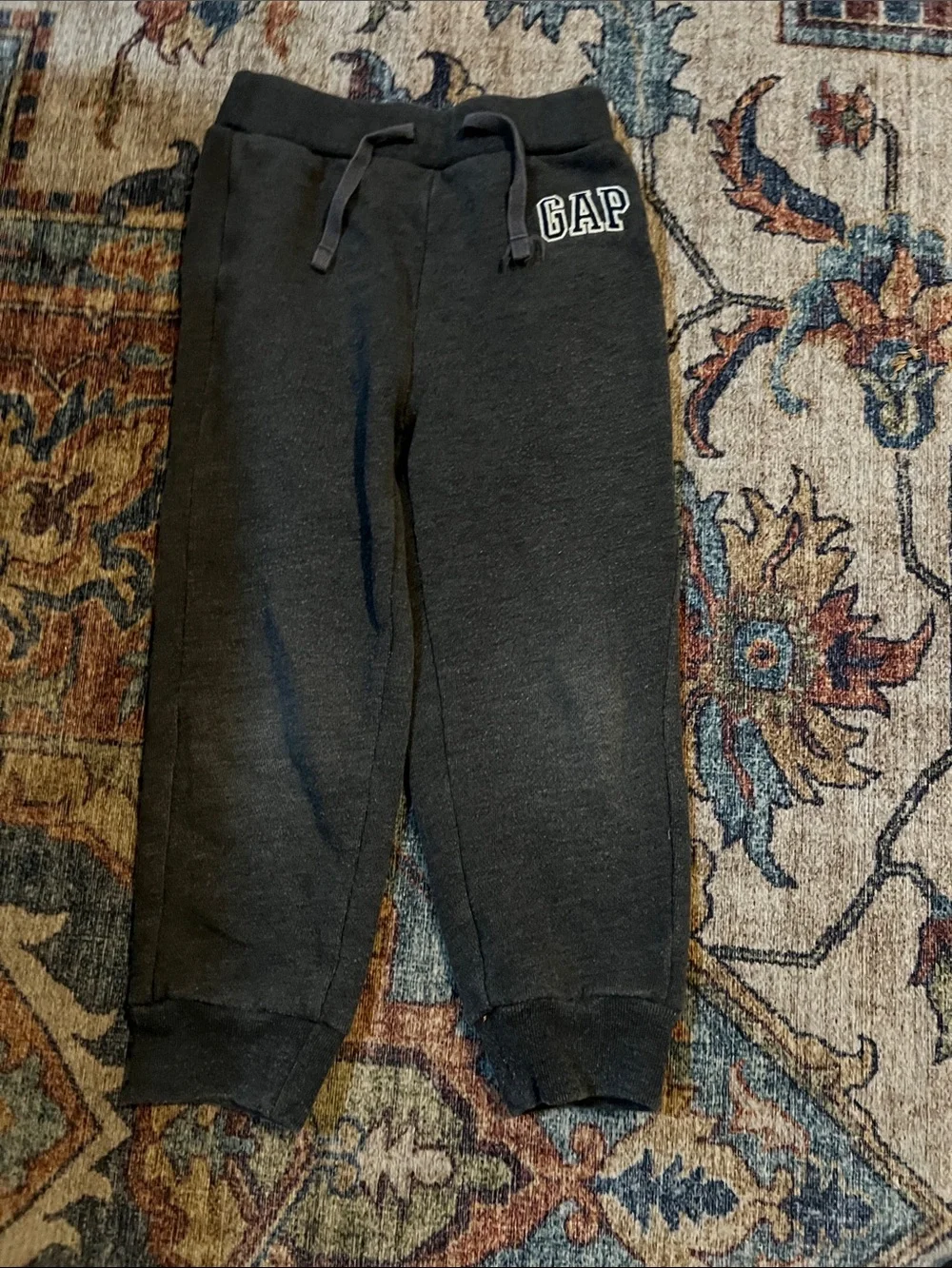 GAP Kids Dark Charcoal Gray Jogger Sweatpants